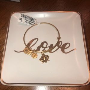 Alex and Ani Lotus Blossom Gold Bracelet